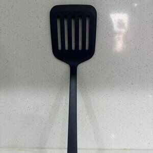 Silicone Slotted Spatula – Black | Nonstick Safe